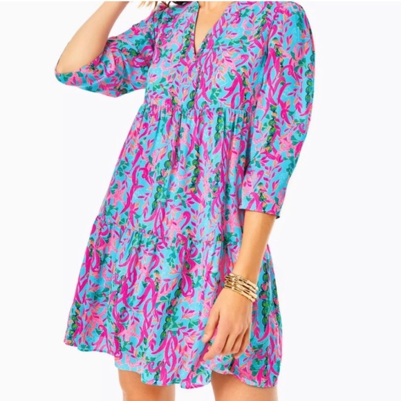 Lilly Pulitzer Martine 3/4 sleeve dress - Picture 3 of 15